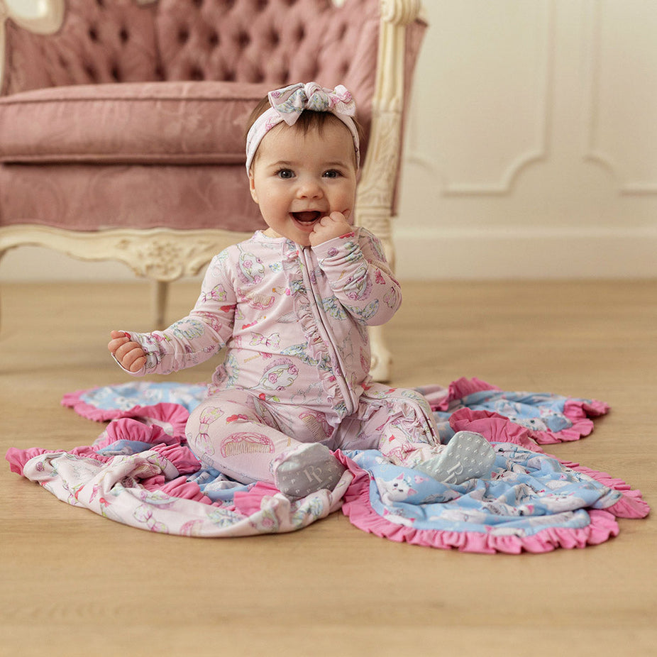 Carlita Footie Ruffled Zippered One Piece