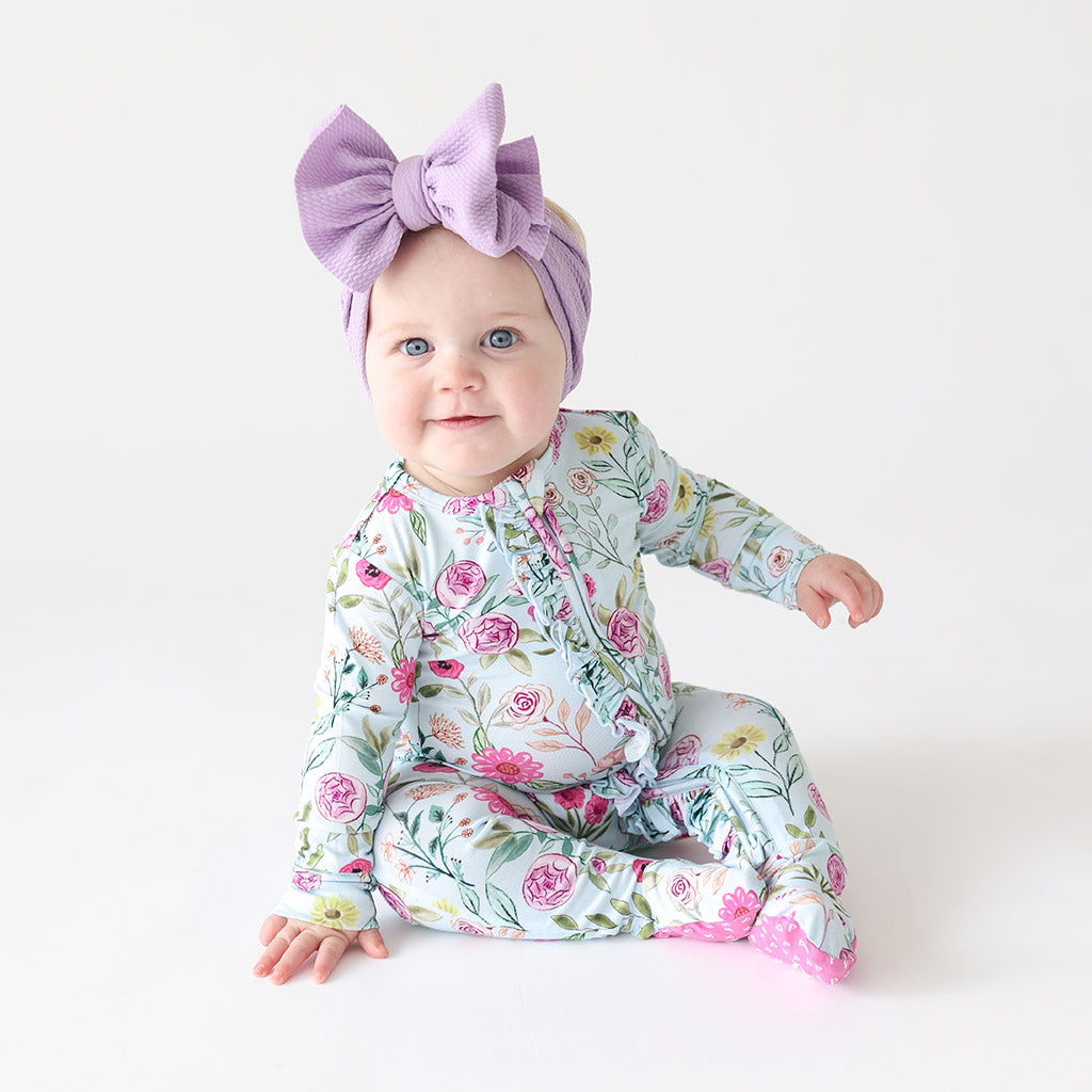 Tasha Footie Ruffled Zippered One Piece