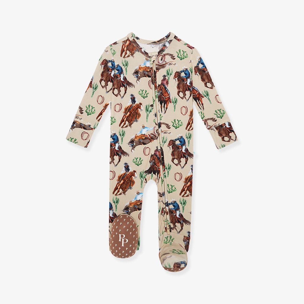 Clint Footie Zippered One Piece