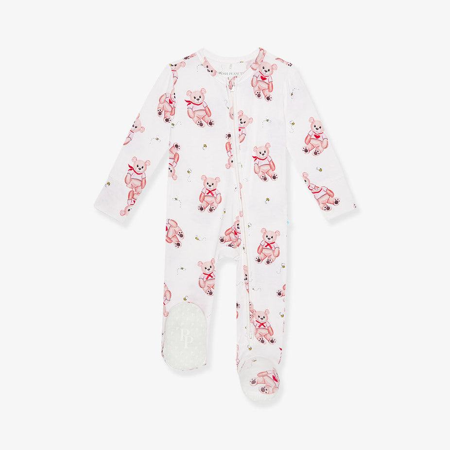 Theodoromeo Footie Zippered One Piece
