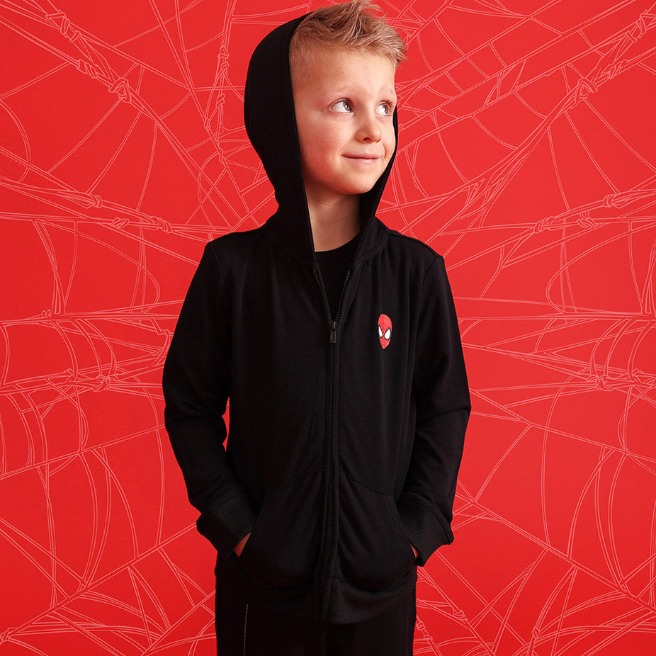 Marvel Spider-Man French Terry Zippered Hoodie