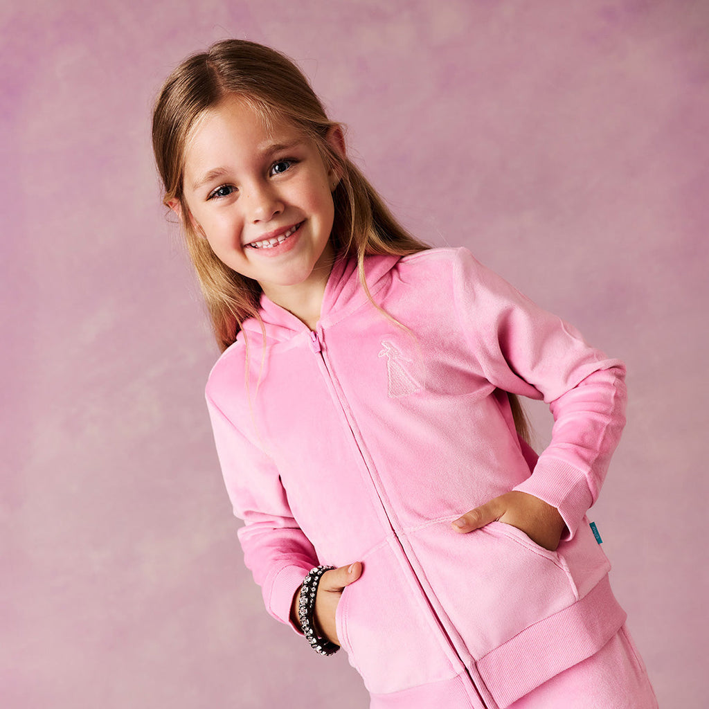 Disney Sleeping Beauty Aurora Velour Zip Hoodie