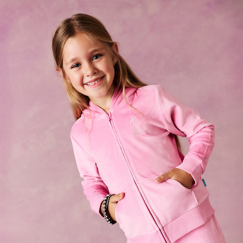Disney Sleeping Beauty Aurora Velour Zip Hoodie