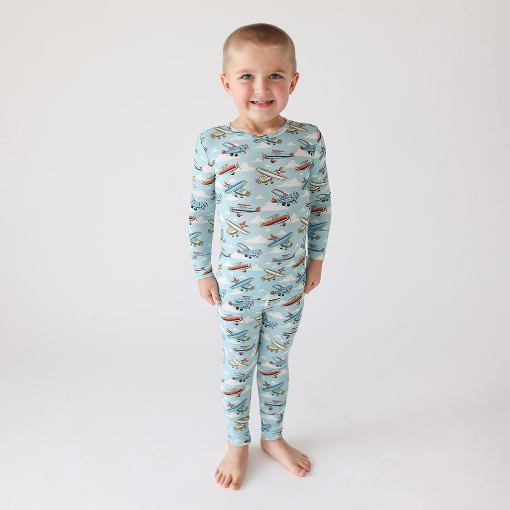 Posh Planes Classic Pajama Set