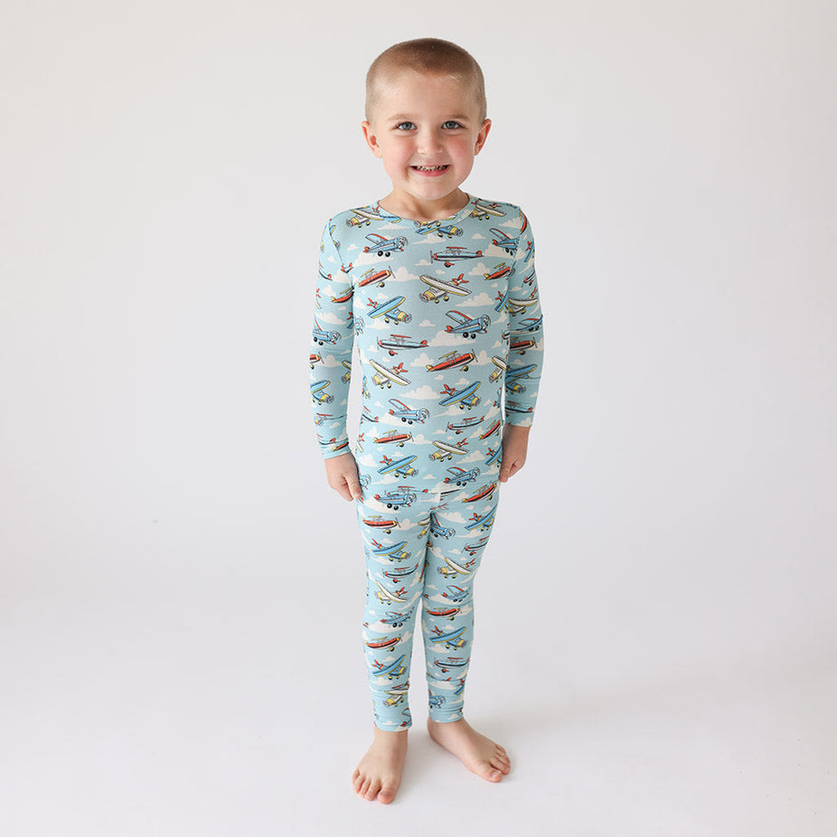 Posh Planes Classic Pajama Set