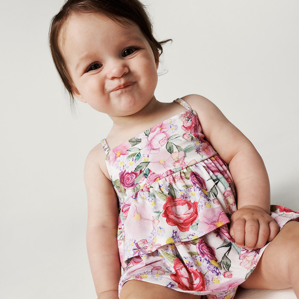 Elly Ruffled Bubble Romper
