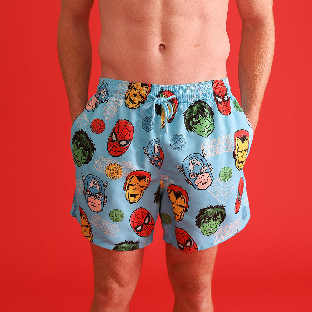 Marvel Heroes Men's Swim Trunks