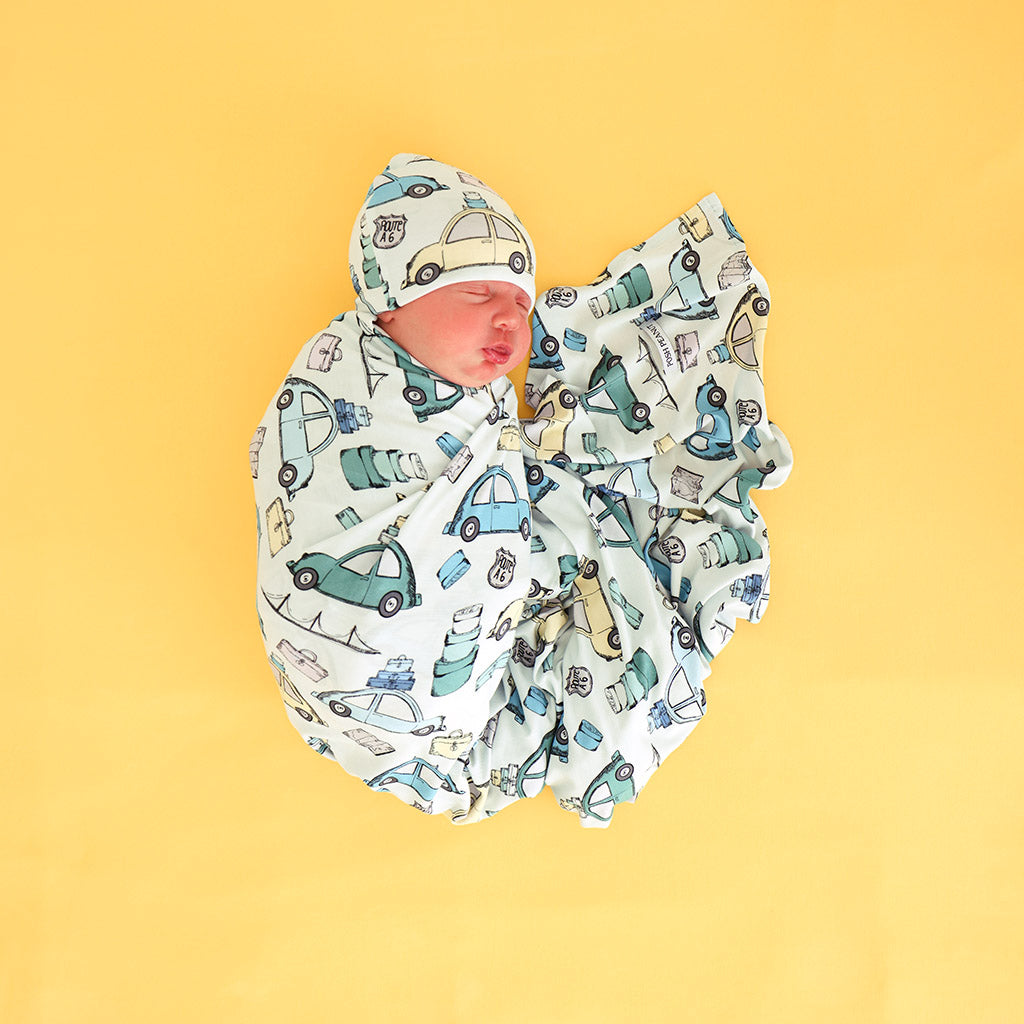 Travel Bug Swaddle Beanie Set