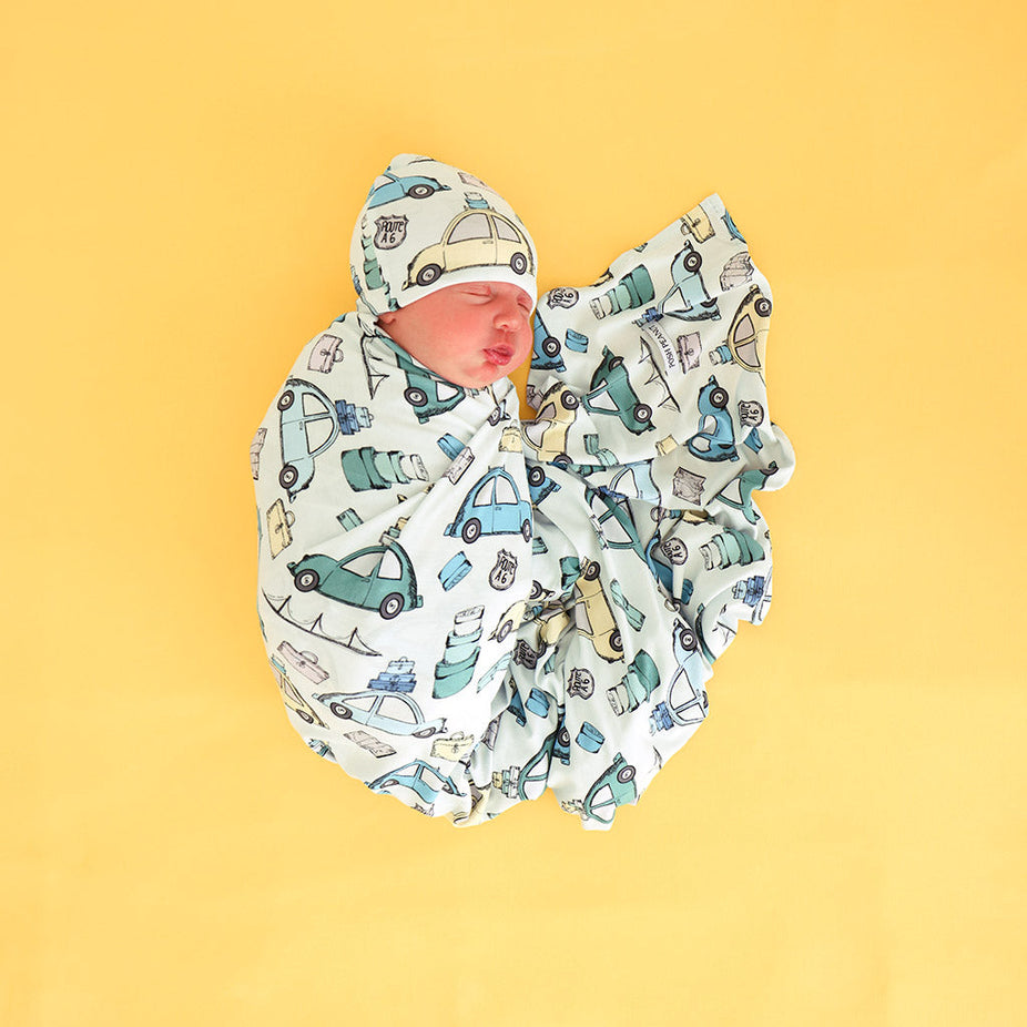Travel Bug Swaddle Beanie Set
