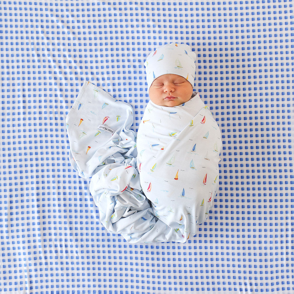 Oslow Swaddle Beanie Set