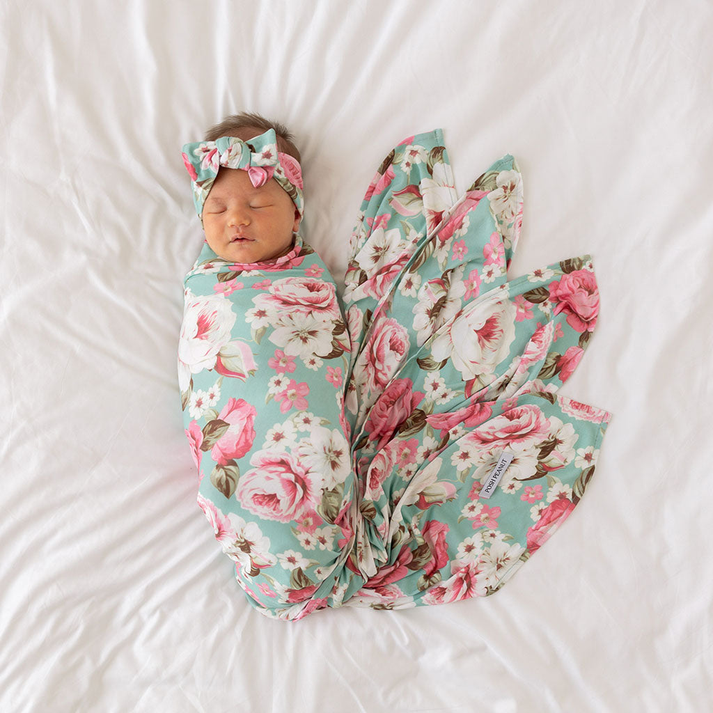 Briana Swaddle Headband Set