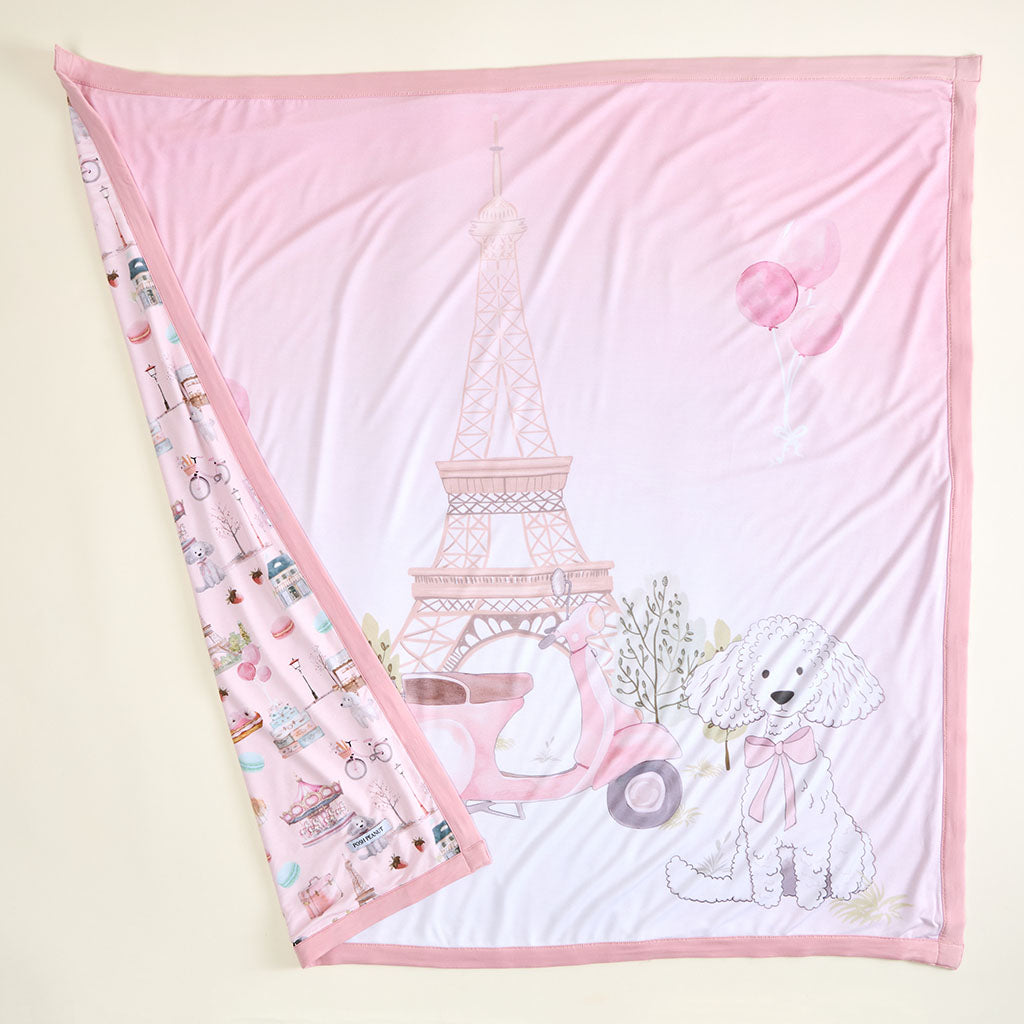 Posh Paris & Paris Travel Luxette Patoo® Blanket