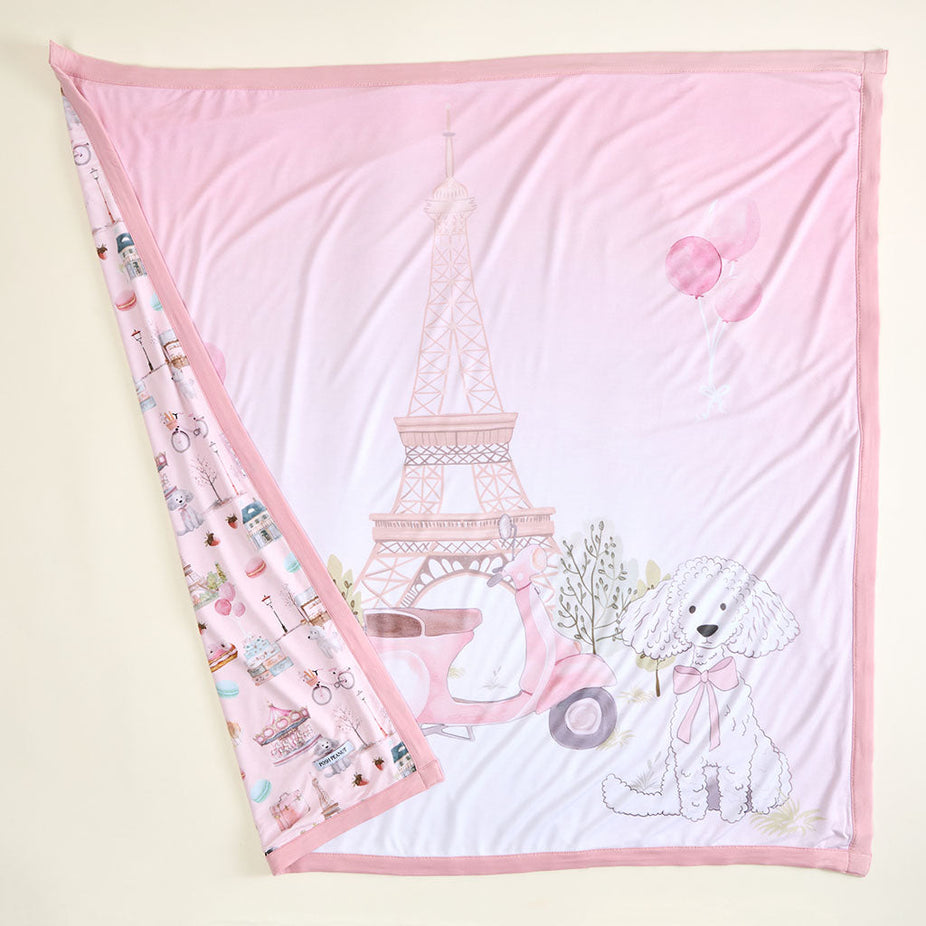 Posh Paris & Paris Travel Luxette Patoo® Blanket