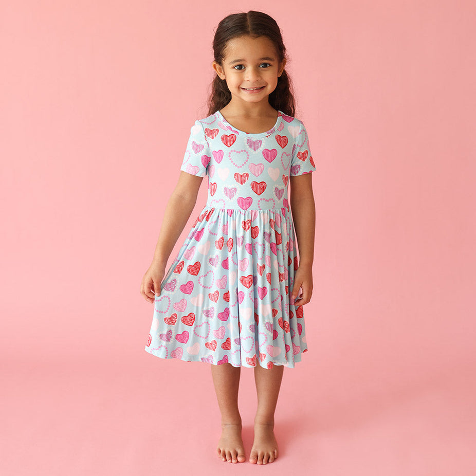 Icing Heart Twirl Dress