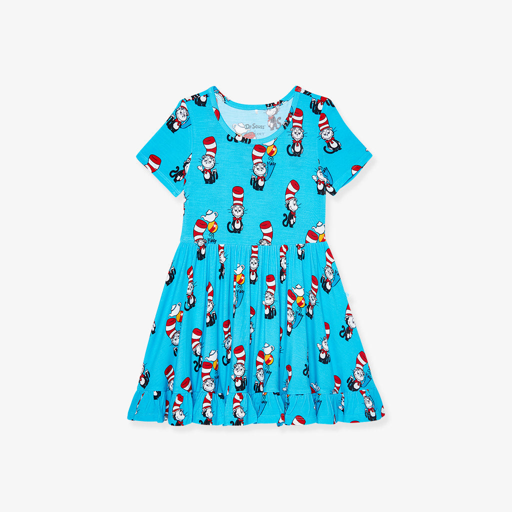 Dr. Seuss Cat in the Hat Ruffled Twirl Dress