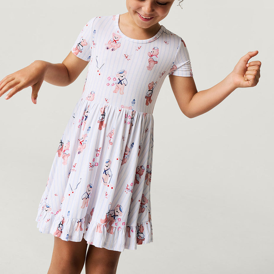 Captain Theo Ruffled Twirl Dress