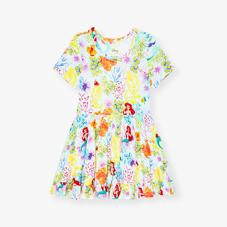 Disney Princess Ariel Ruffled Twirl Dress