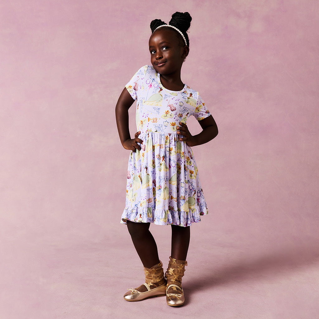 Disney Princess Tiana Ruffled Twirl Dress