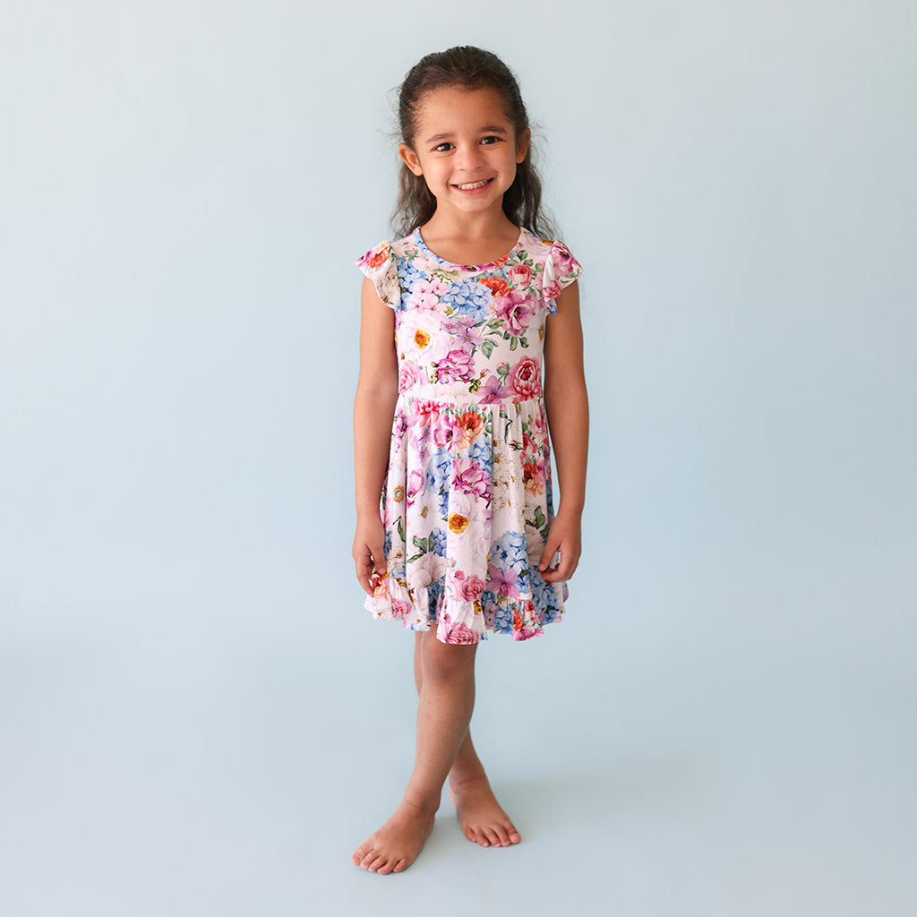 Cynthia Ruffled Twirl Dress