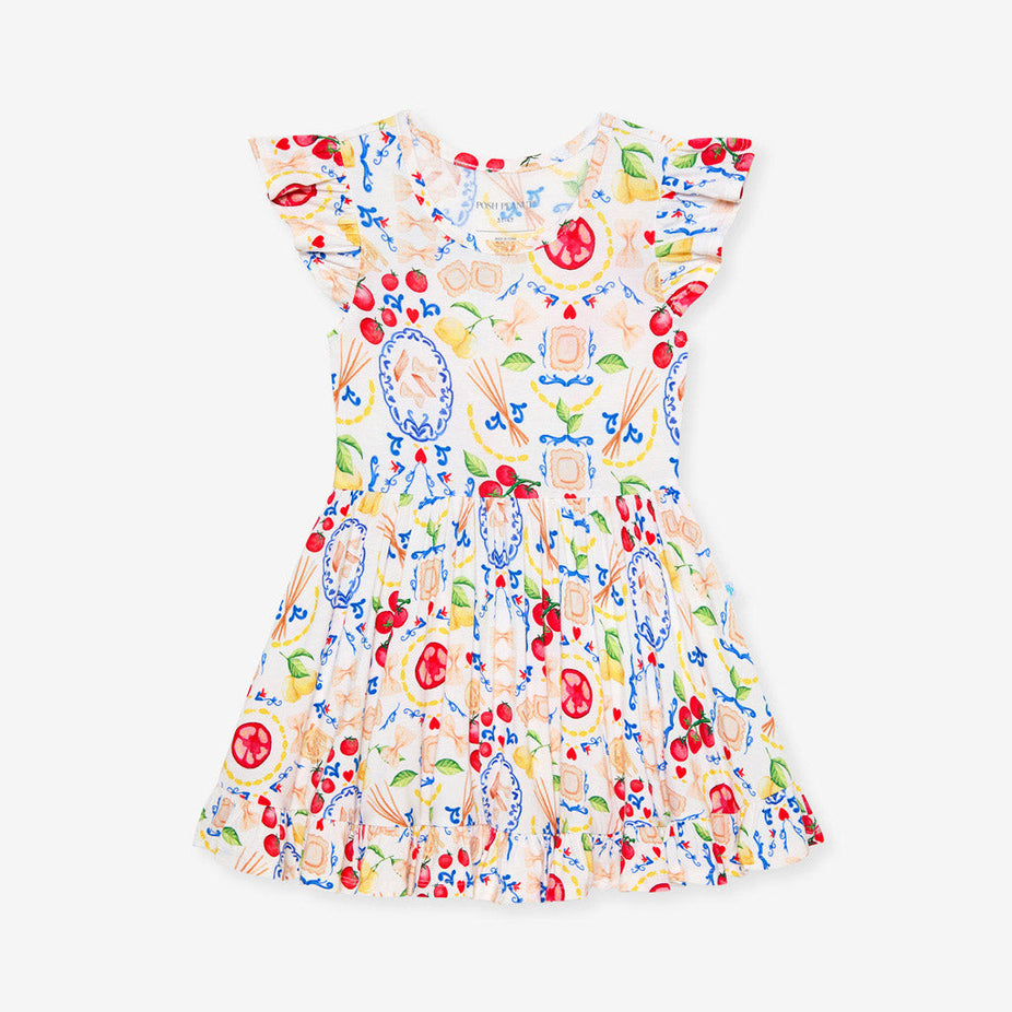 Mangia Ruffled Twirl Dress