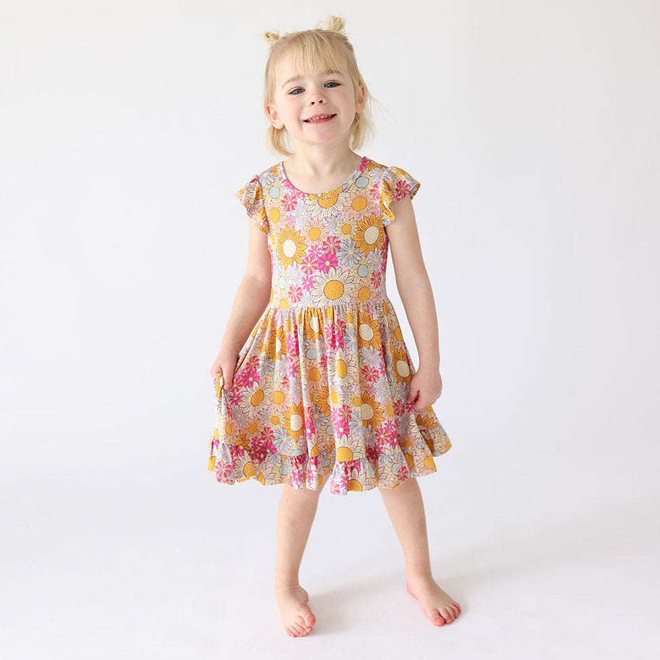 Rosalinda Ruffled Twirl Dress