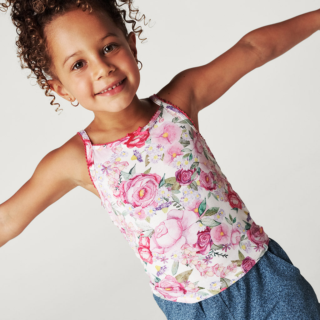 Elly Girls' Picot Cami