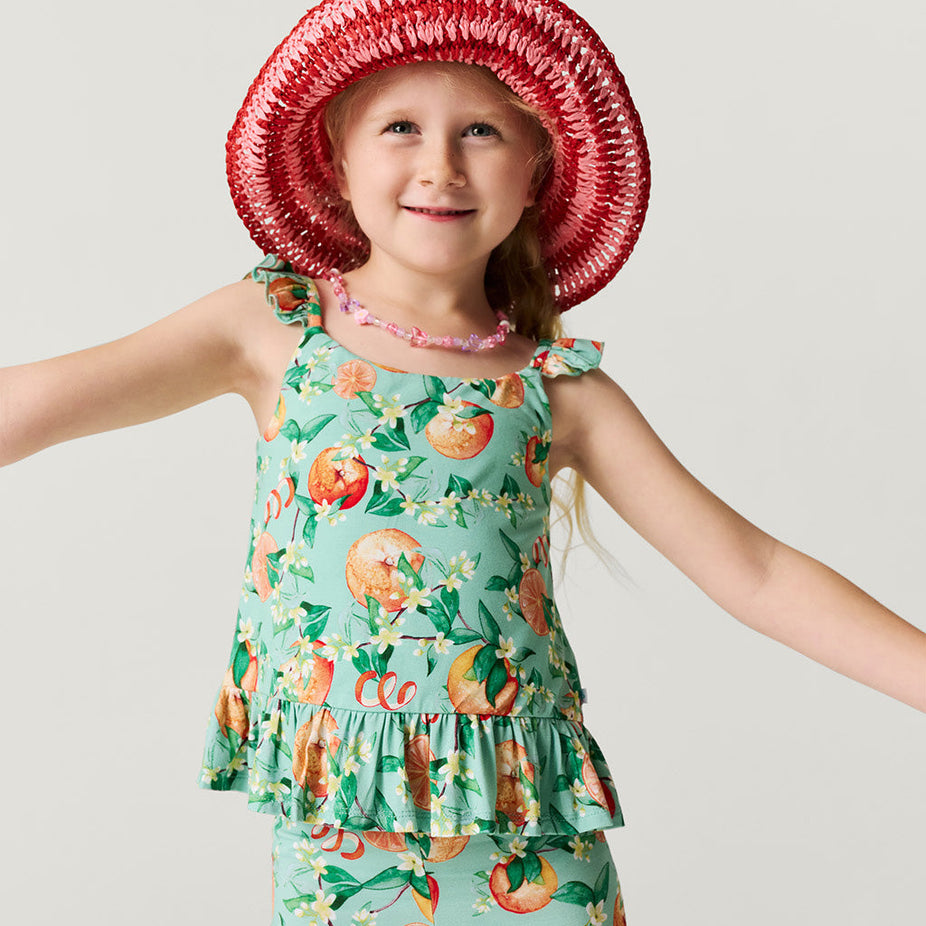 Arancia Ruffled Tank