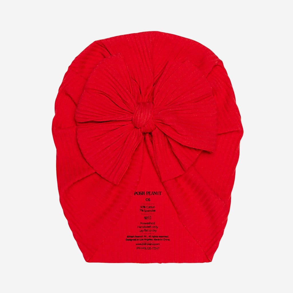 Red Molly Turban Bow