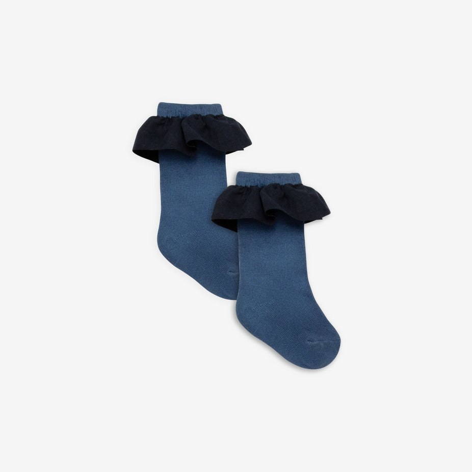 Navy Juliet Socks