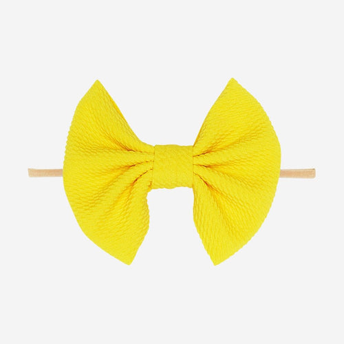 Yellow Lulu Nylon Headband