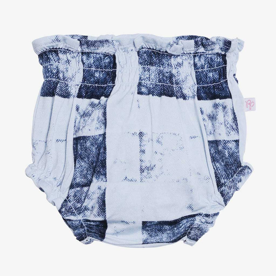 Denim Plaid Bloomer