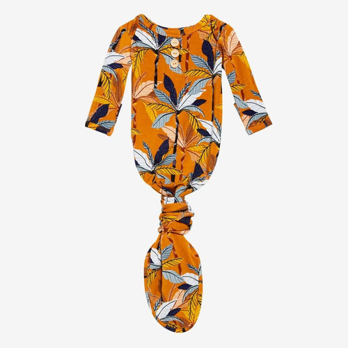 Summer Tropics Button Knotted Gown