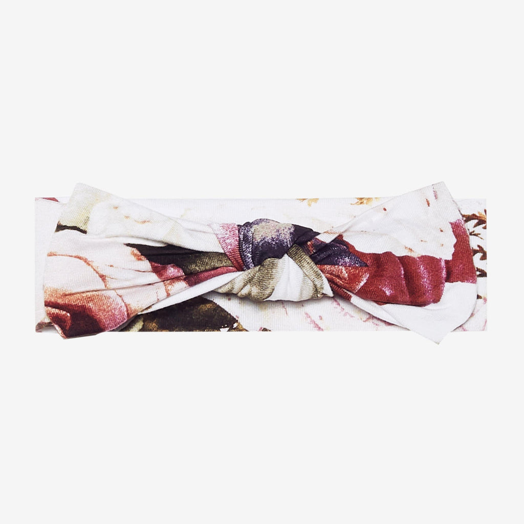 Black Rose Headwrap