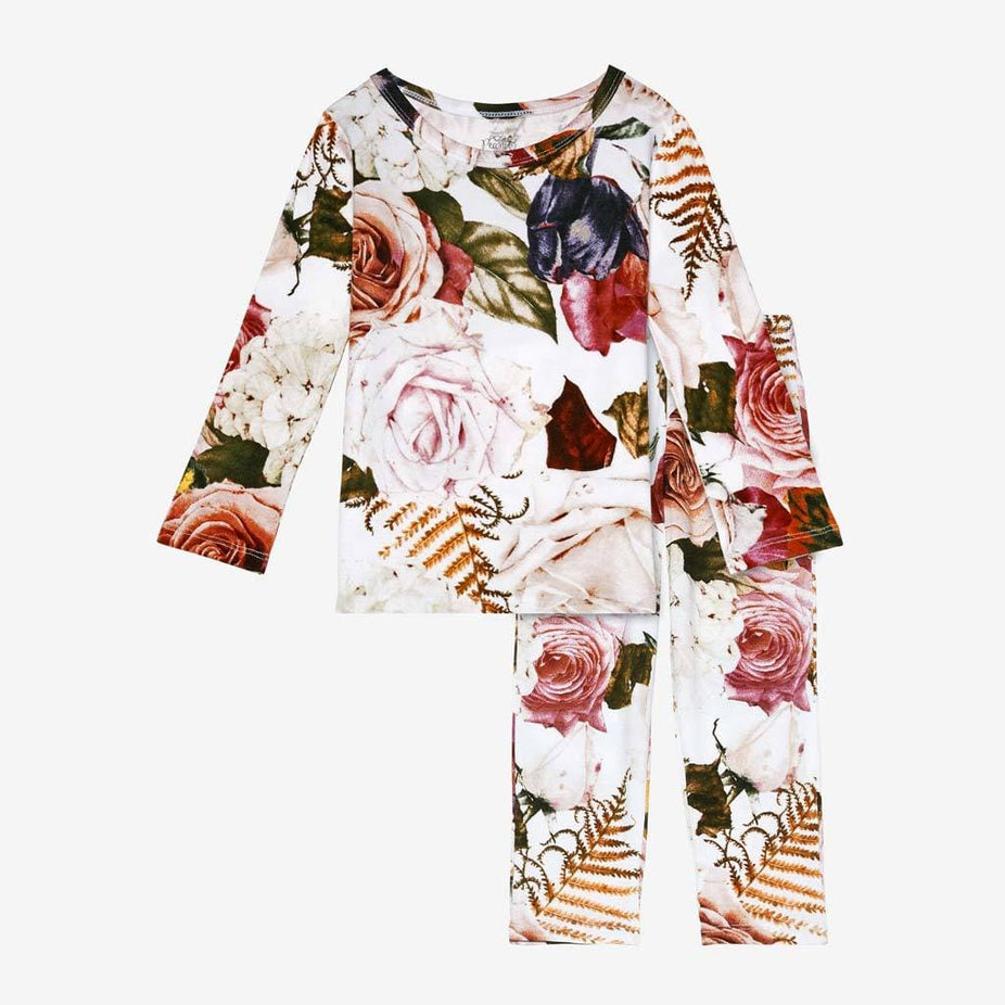 Black Rose Classic Pajama Set