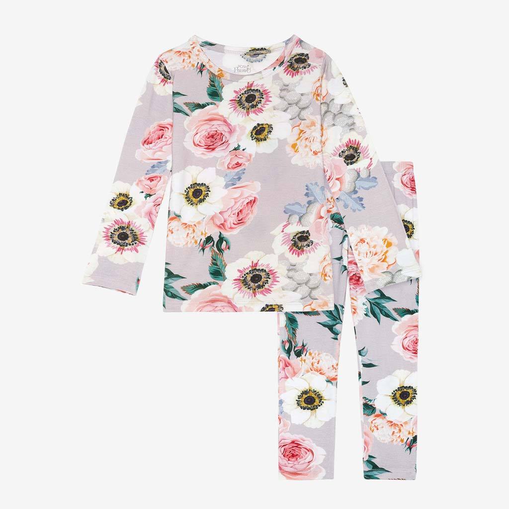 French Gray Classic Pajama Set