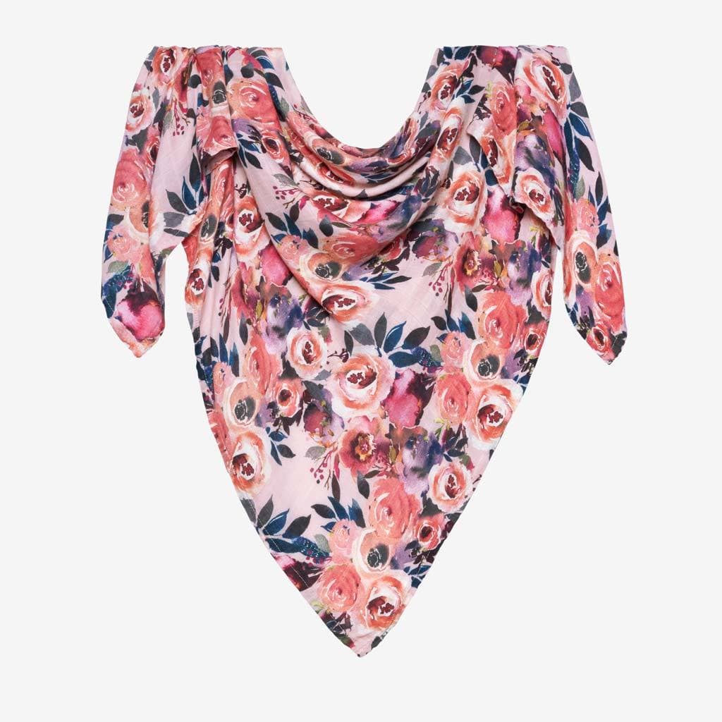 Dusk Rose Muslin Swaddle