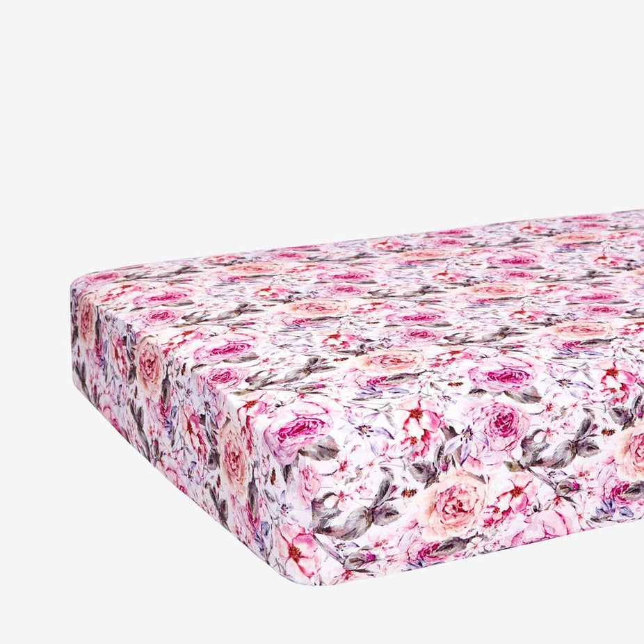 Elise Floral Crib Sheet