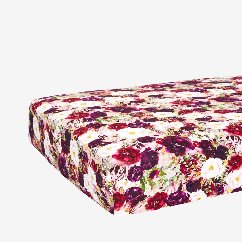 Gracie Floral Crib Sheet
