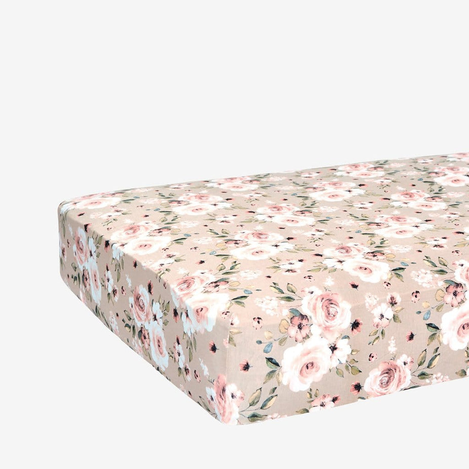 Sienna Floral Crib Sheet
