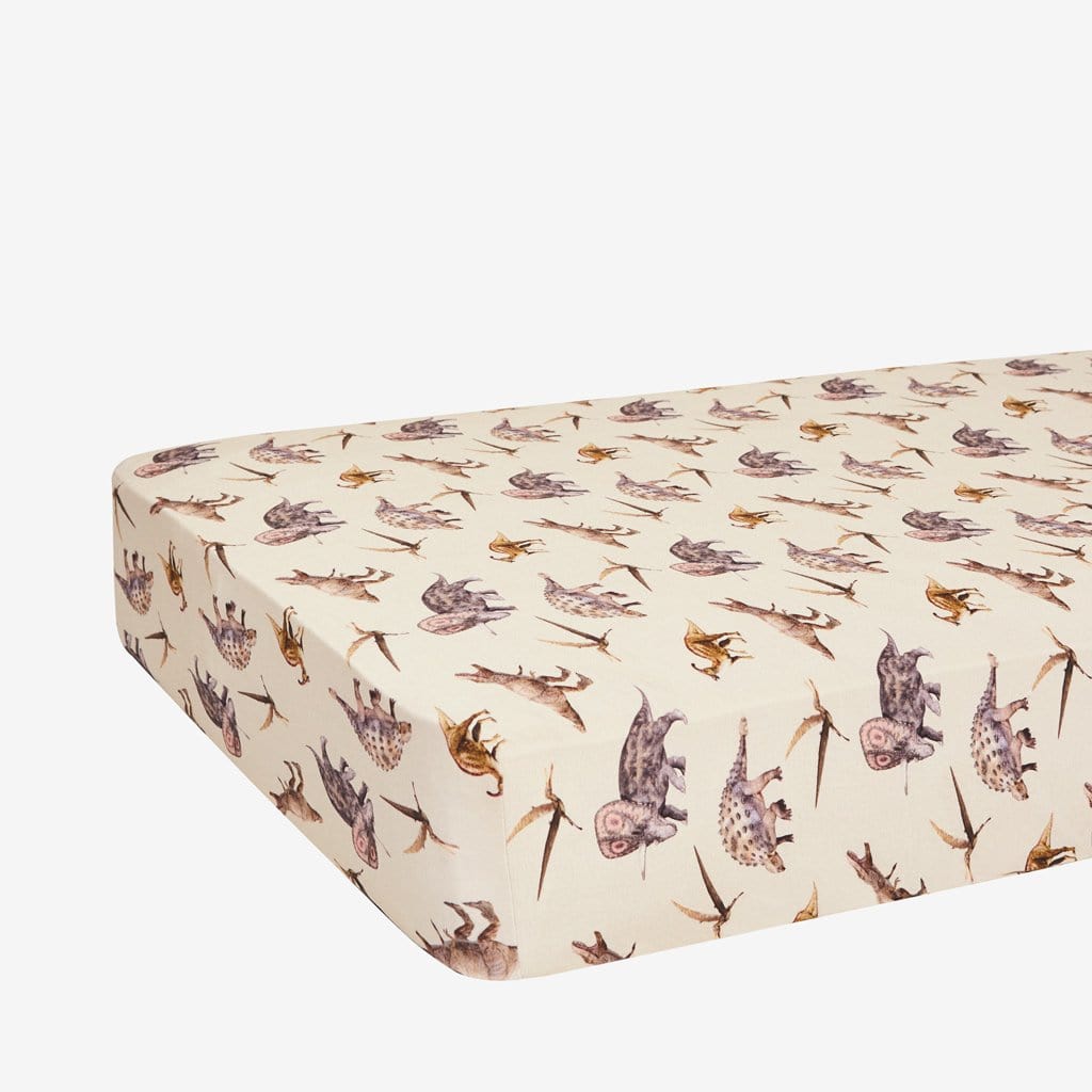 Vintage Dino Crib Sheet