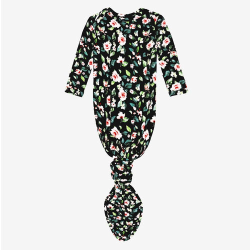 Lina Floral Knotted Gown