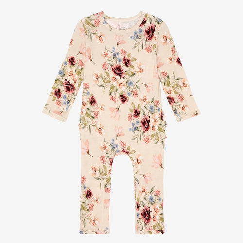 Gia Floral Ruffled Romper