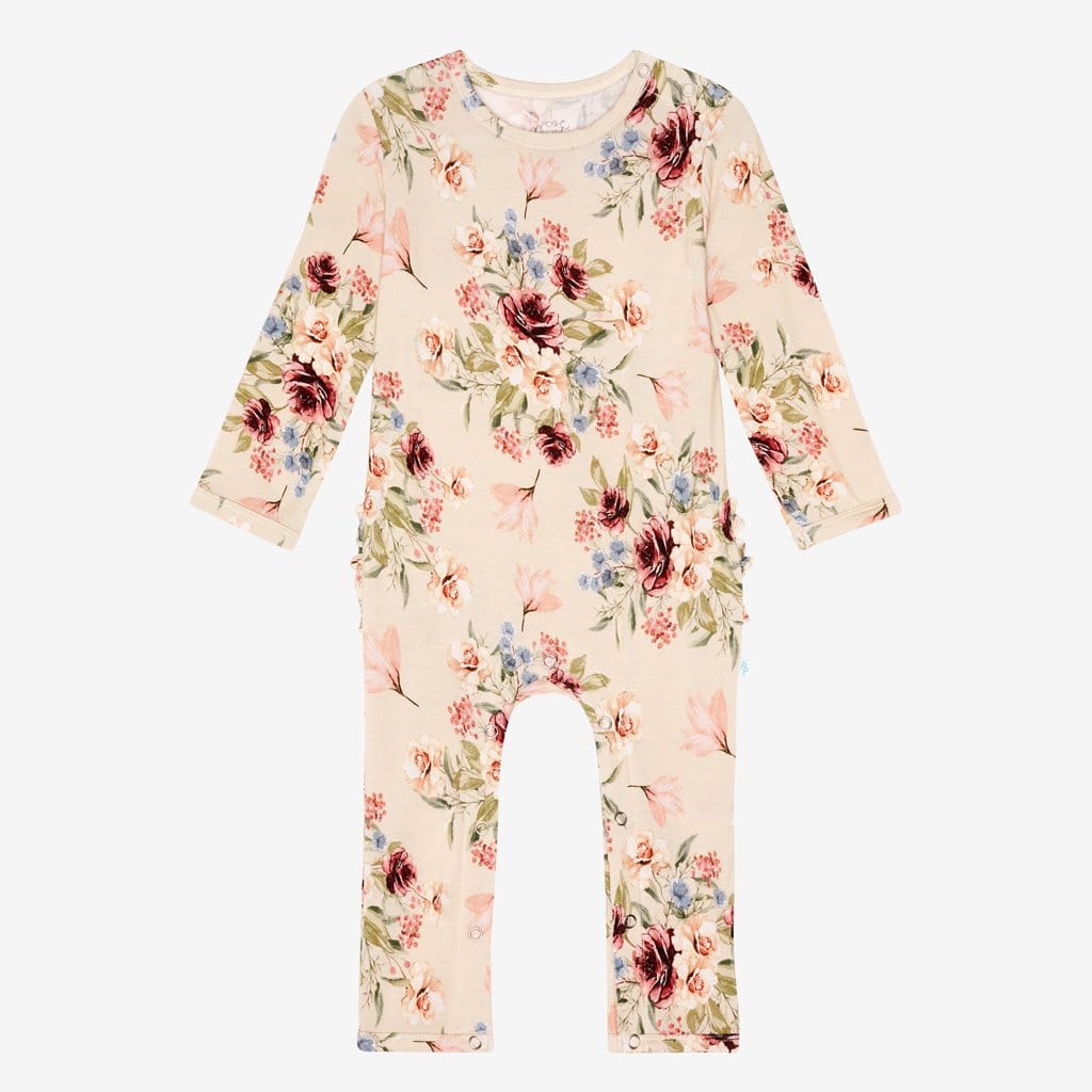 Gia Floral Ruffled Romper