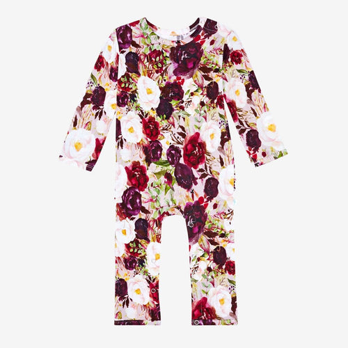 Gracie Floral Ruffled Romper