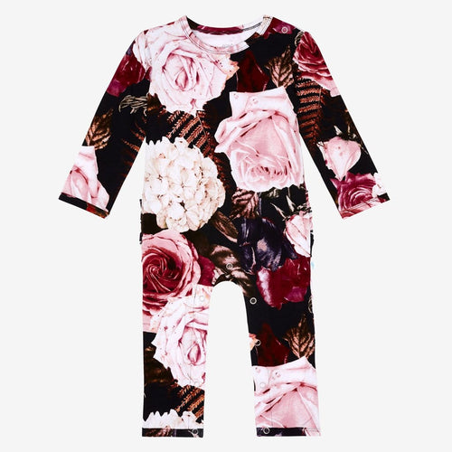 Zoey Floral Ruffled Romper