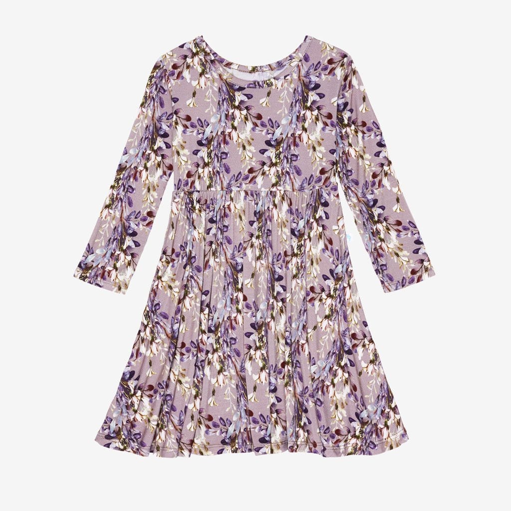 Trinity Floral Long Sleeve Twirl Dress