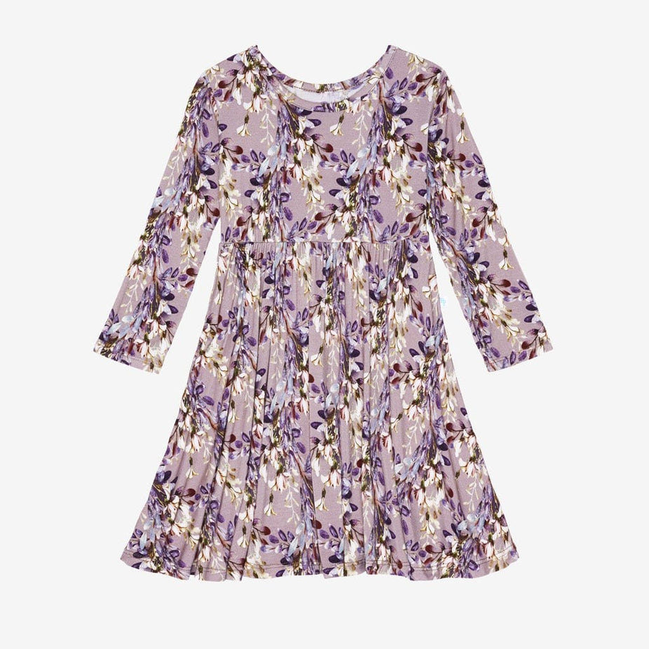 Trinity Floral Long Sleeve Twirl Dress
