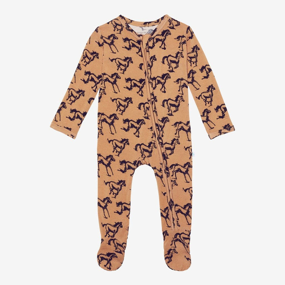 Dakota Footie Zippered One Piece