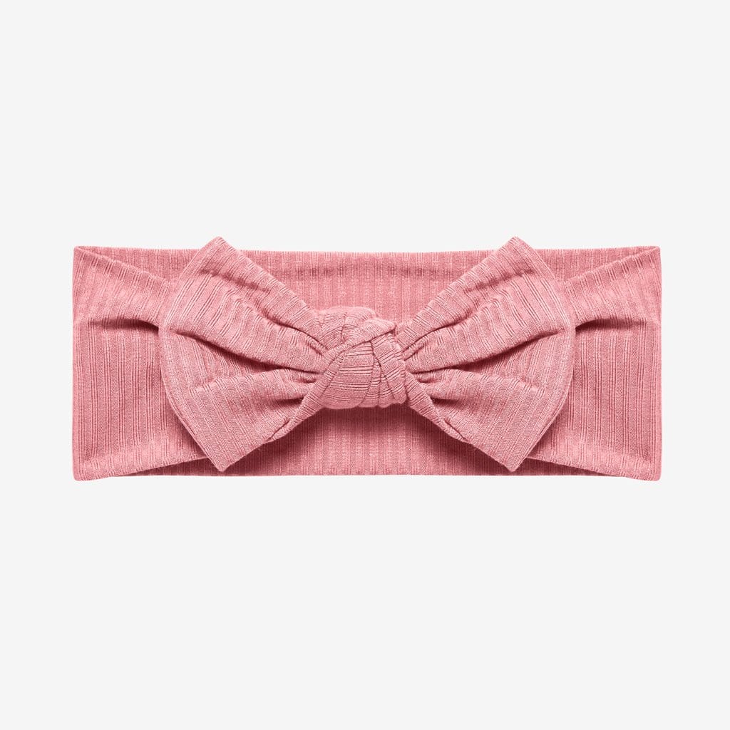 Blush Rose Ribbed Headwrap