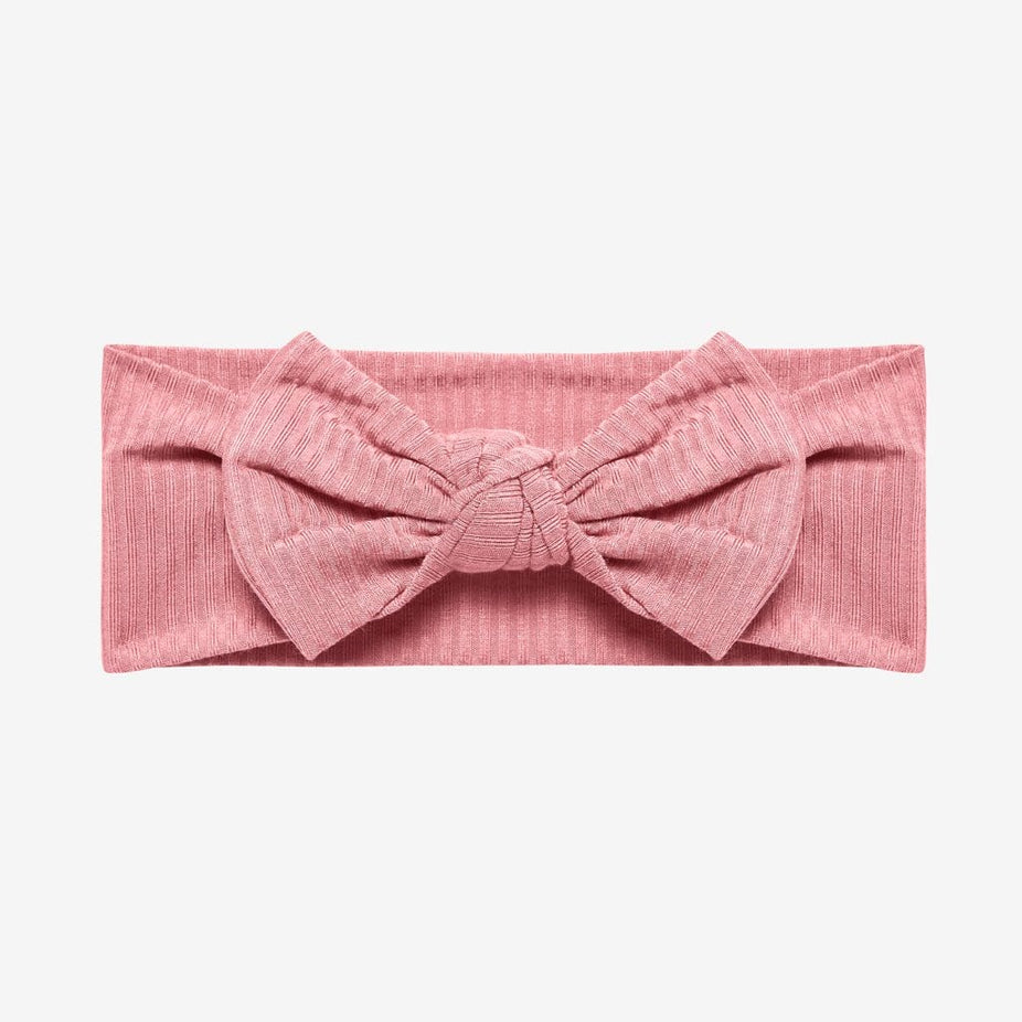 Blush Rose Ribbed Headwrap